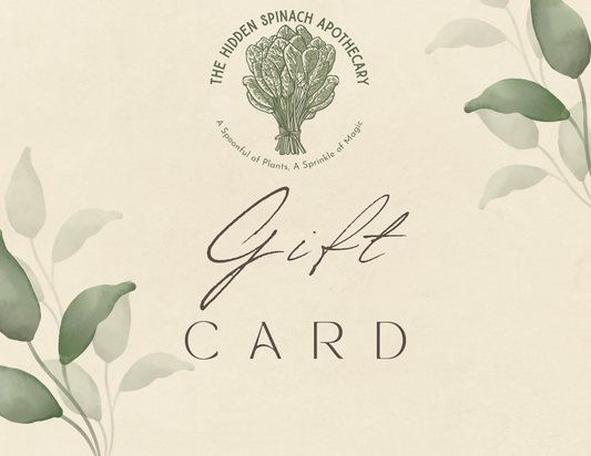 The Hidden Spinach Apothecary Gift Card