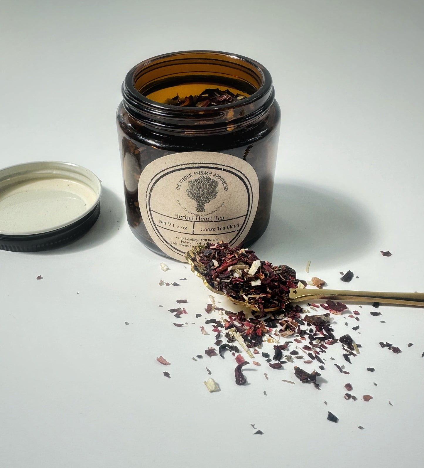 Herbal Heart Loose Tea Blend– Cardiovascular Support Herbal Tea
